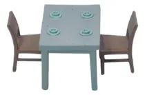 Comprar 3 Piezas 1\u002F87 Escala Muebles Modelo Mini Muebles Foto Gris