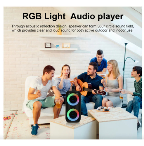 Parlante A85 Bt - Sonido Potente Y Diseño Moderno Negro