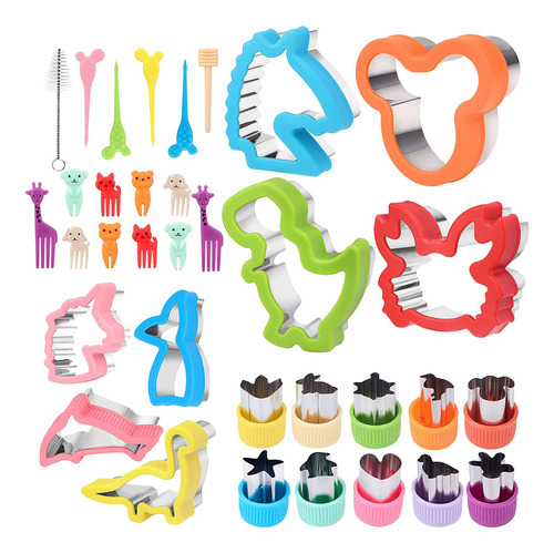 Set Para Hornear Galletas Con Dibujos Animados De 34 Piezas