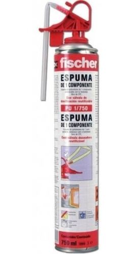 Fischer Espuma De Poliuretano Exp. De 750 Cc P/6 Unidades