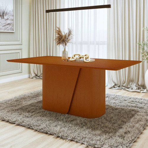 Mesa De Jantar Retangular 78x170x90cmtampo Mdf Wt