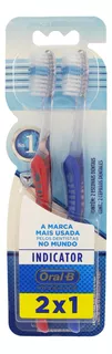 Escova Dental Macia 40% Oral-B Pro-Saúde Indicator 2 Unidades