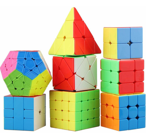 Steam Life Speed Cube Set 8 Pack Magic Cube | Incluye Cubos 