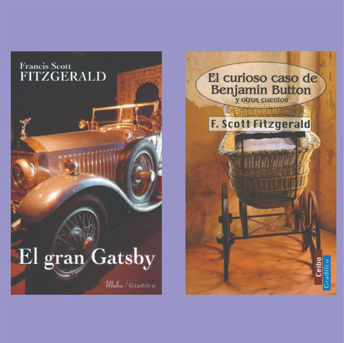 Scott Fitzgerald El Gran Gatsby  Lote X 2 Libros Nuevos