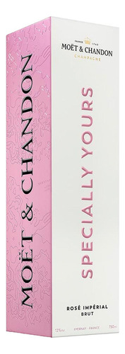 Pack De 6 Champagne Moet & Chandon Rose Con Estuche 750 Ml