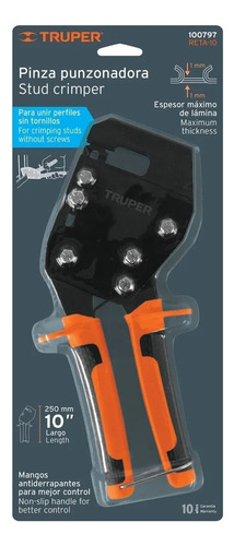 Pinza Punzonadora De Perfiles De Aluminio Truper 100797