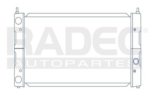 Radiador  Jetta/a3/golf 91-99 1.8/2.0lts Estandar