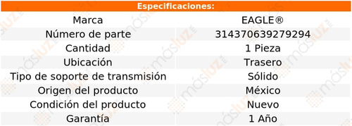 (1) Soporte Transmisión Tras Sierra 3500hdc V8 8.1l 07 Eagle