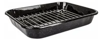 Comprar Asadera Enlozada Rectangular Jovifel C\u002F Rejilla Nº5 27x33 Cm Color Negro