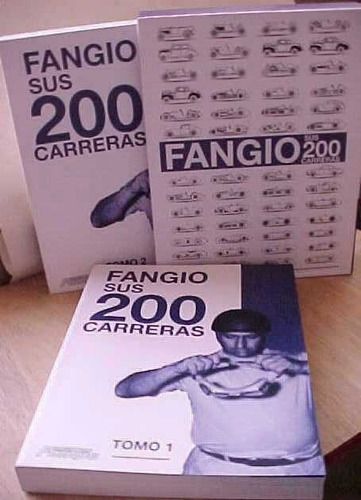 Fangio Libro Sus 200 Carreras 2 Tomos 784 Páginas Nuevo !!!