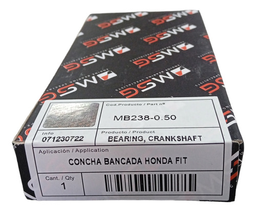 Concha Bancada 0.20 Honda Fit 1.3 1. 5 2002 / 2008 