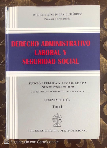 Libro Derecho Administrativo Laboral Y Seguridad Social