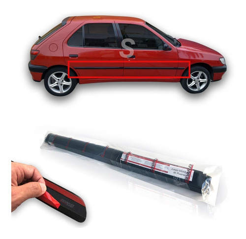 Baguetas Peugeot 306 Xr 4y5 Ptas 95/99 Fina 6 Pzs Silvaflex