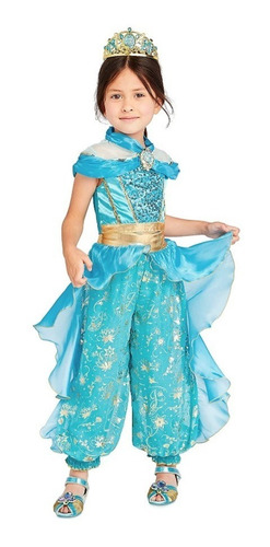 Disfraz Vestido Niña Princesa Jasmine Traje Disney Store | Meses sin intereses Disfraz Vestido Niña Princesa Jasmine Traje Disney Store | Meses sin intereses