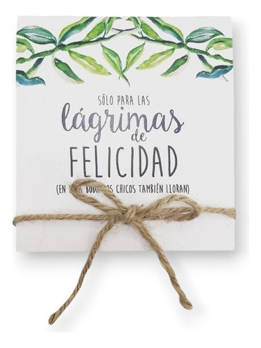 Pañuelitos Descartable Personalizados Eventos Especiales
