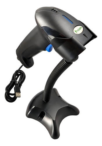 Lector De Código De Barras Imager Con Soporte Nexuspos Jet-102 Usb 1d 5v Negro