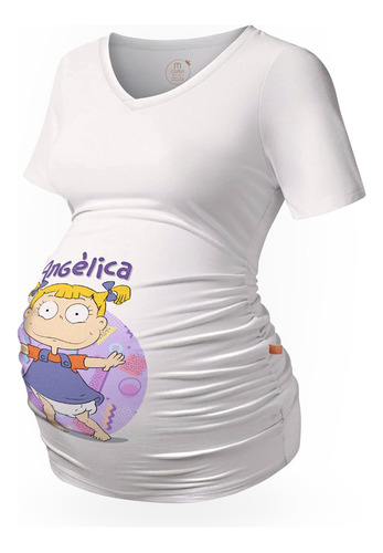 Playera Embarazo Maternidad Personalizada - Rugrats 