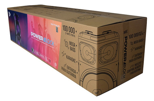 Bafle Bocina Stf Power Block 12 Pulgadas X 3