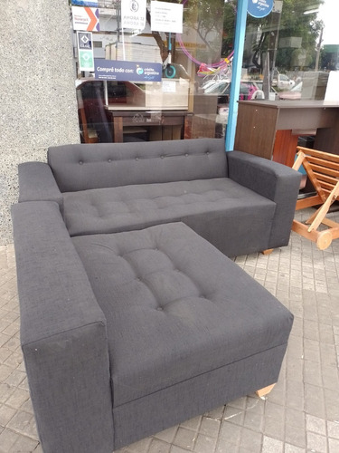 Imagen 5 de 10 de Sofa Sillon Living Esquinero Con Camastro Y Apoya Brazos Mar