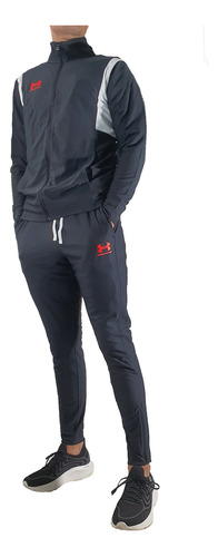 Conjunto Under Armour Running Hombre  Tracksuit Neg-bco Cli