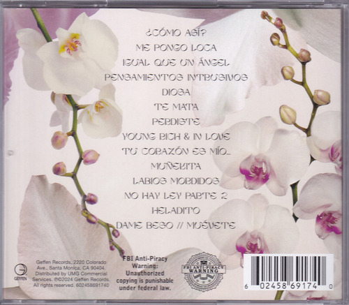 Kali Uchis Orquideas Target Alternate Cover Cd + Poster Versión Del Álbum Estándar