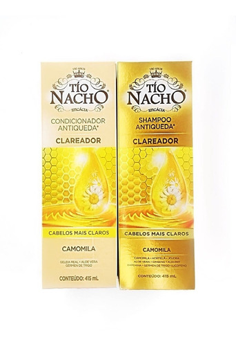 Shampoo + Condicionador Tio Nacho Clareador Antiqueda 415ml 