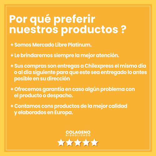 Imagen 9 de 9 de Colageno Hidrolizado + Vit C +magnesio 1 Kilo. Sin Gluten