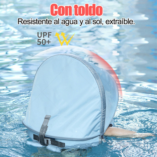 Salvavidas Inflables Flotador Bebe Alberca Playa C/sombra