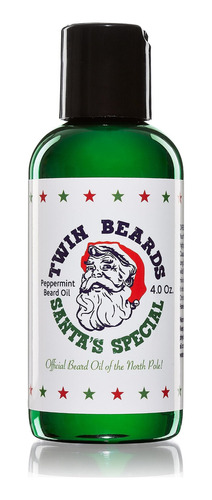 Twin Beards Santa's Special Peppermint Beard Oil | Vitamina.