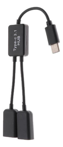 A*gift Cable Otg De Doble Puerto Usb 2.0 Para Teléfono