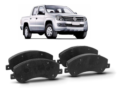 Pastilha Dianteira Bosch Amarok Cd 2.0 16v 10 Em Diante