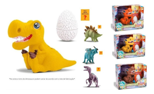 Figura De Ação Dinopark Dino Baby Surpresa De Bee Toys Dinossauro