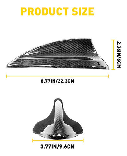 Gdb Compatible Cubierta Antena Aleta Tiburón Para Bmw Tipo
