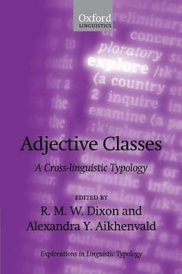 Libro Adjective Classes - R. M. W. Dixon