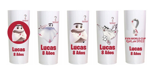 Vasos Personalizados Quatar 2022 Ideal Para Tu Cumple!!