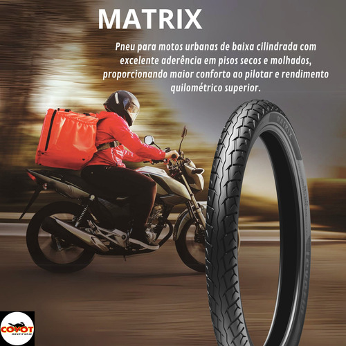 Pneu Traseiro Levorin Matrix 100/90-18 Uso Com Câmara