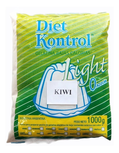 Gelatina Diet Kontrol Kiwi X 1 Kilo