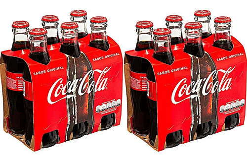 Pack 12 Coca Cola Sabor Original 250ml Vidro