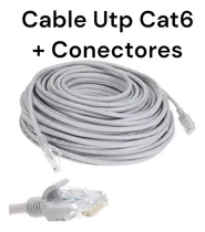 Comprar Rollo 50 Metros Cable Utp Cat6 Con Conectores Instalados 