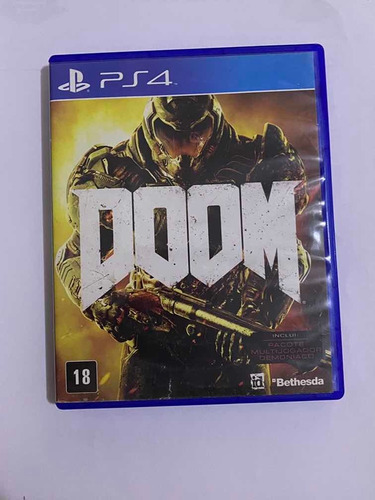 Doom Ps4 Mídia Física