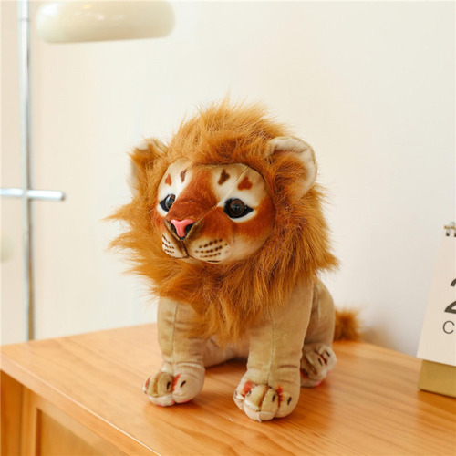 Animal De Peluche, Juguete De Peluche Suave, León, 35cm