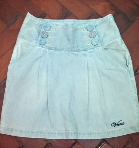 Pollera De Jeans Vans