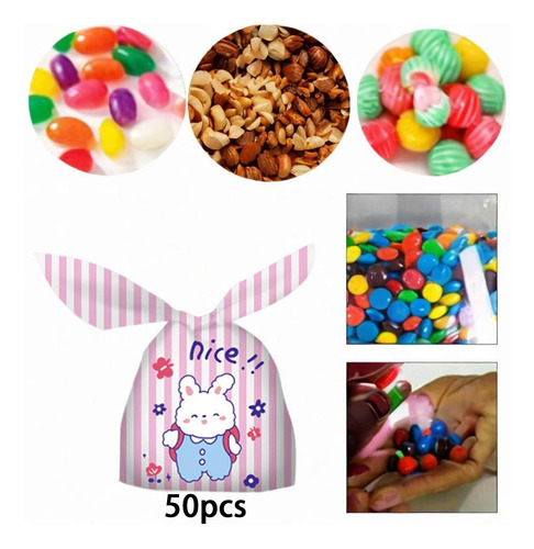 50x Bolsas De Pascua Favores De Fiesta Bolsas De Estilo D