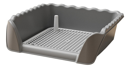Inodoro Para Perros, Orinal Para Entrenamiento, Bandeja Gris