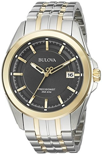 Reloj Bulova Para Hombre 98b273 De Cuarzo En Acero