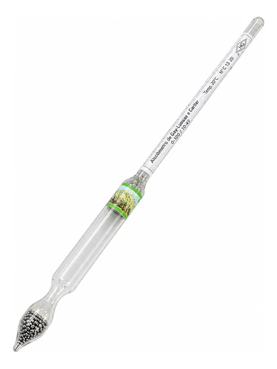 Alcoometro Gay Lussac E Cartier 0-100 H&G