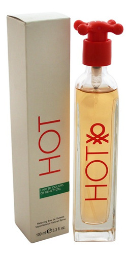 Edt 3.3 Onzas Hot Por Benetton Para Mujer En Spray