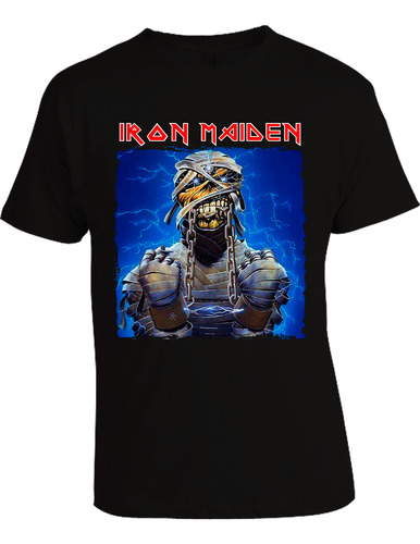 Camiseta Iron Maiden Eddie Mummy (piel De Durazno)
