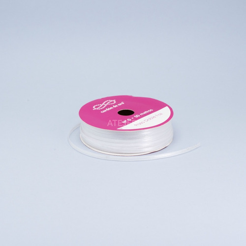 Imagen 5 de 6 de Cinta Raso N° 0 De 3mm Cordón De Oro X 50 Mts