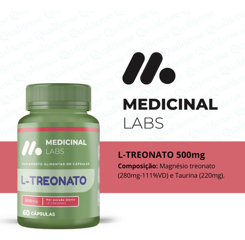 Kit 2 L Treonato 60 Caps Medicinal Labs